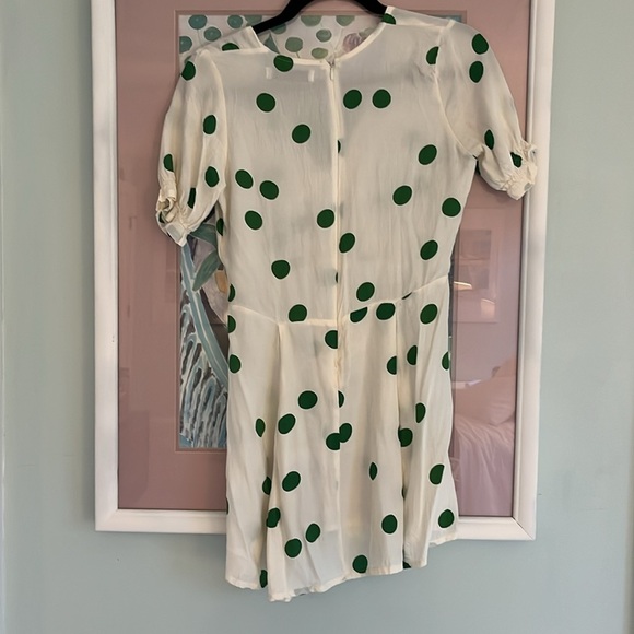 Faithfull the Brand green polka dot dress - Picture 7 of 7